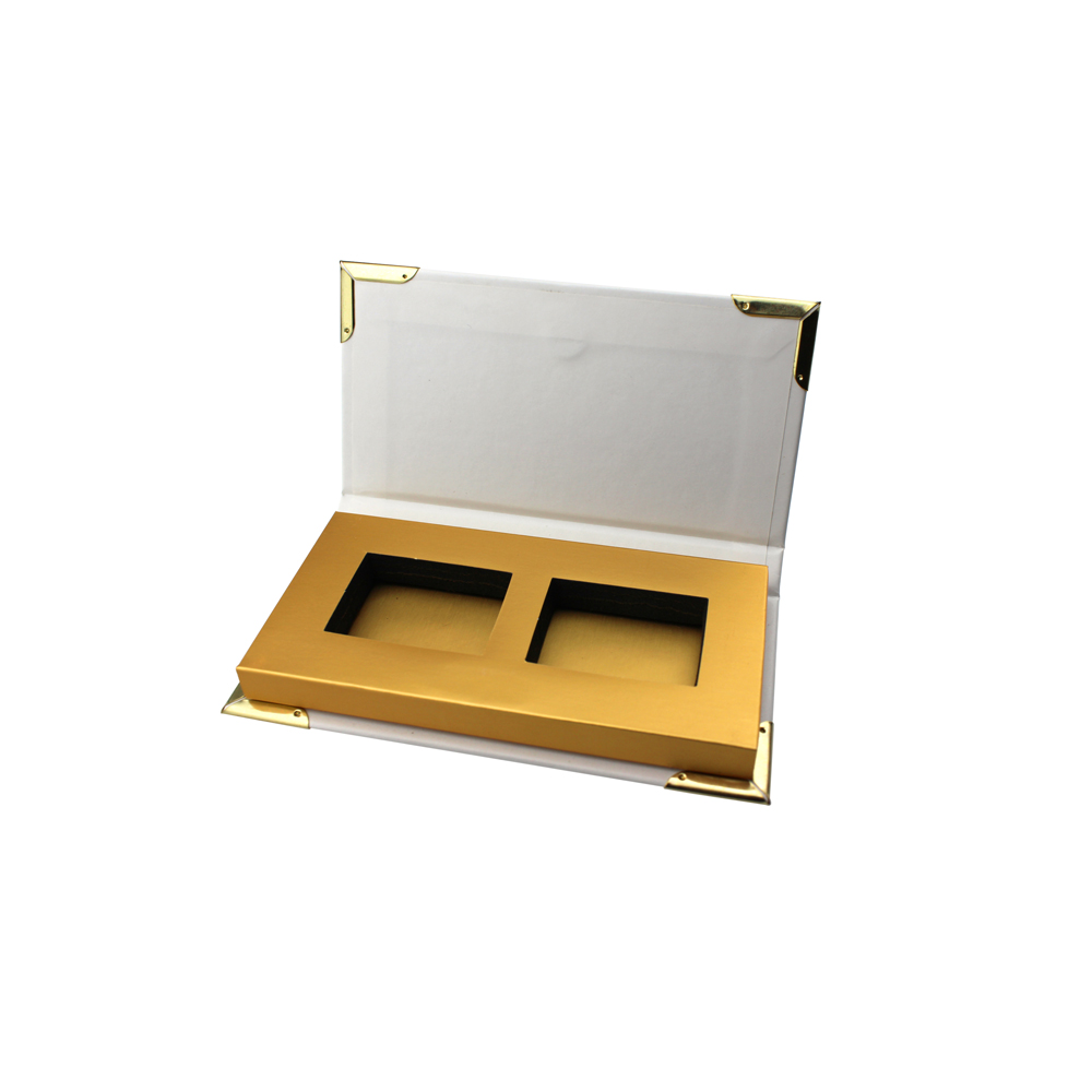 Wholesale Luxury 2 Pairs Custom Eyelash Packaging Box ZX034
