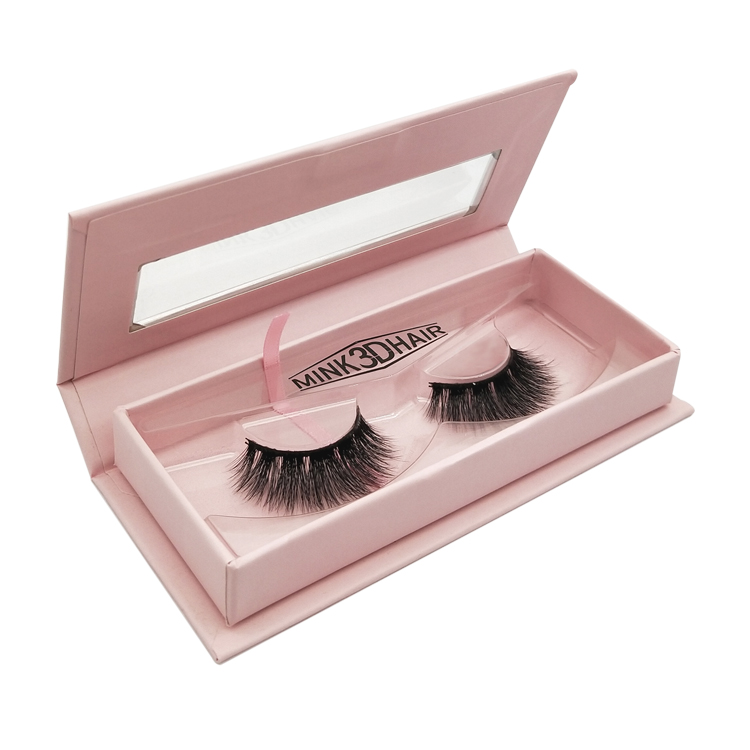 Wholesale Free Design Beautiful Eyelash Packing Box with Private Lable ZX038