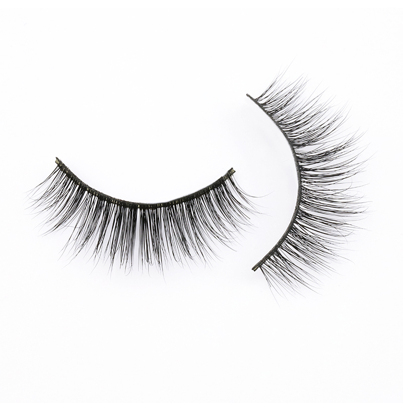 Wholesale Natural Short 3D Cruelty Free Real Mink Lashes 2020 in US/UK PD49 ZX111