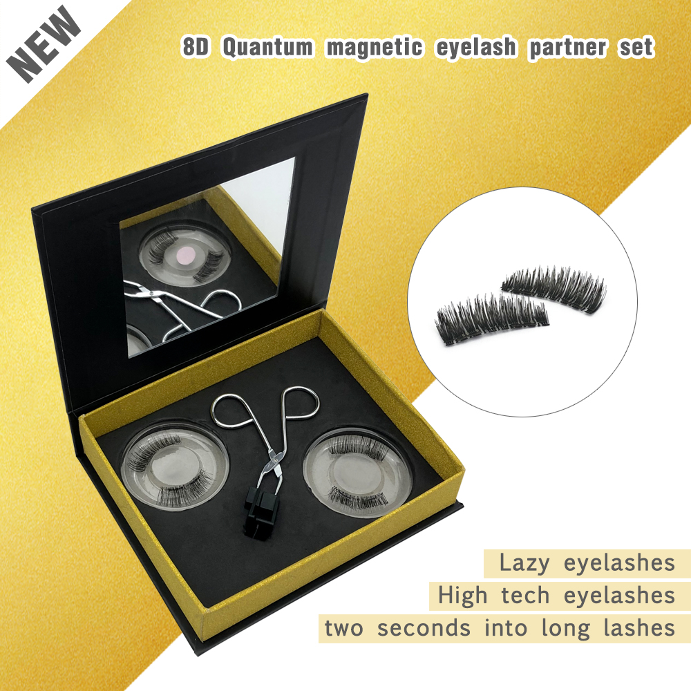 2020 New Product 3d faux mink quantum magnetic eyelashes ZX085