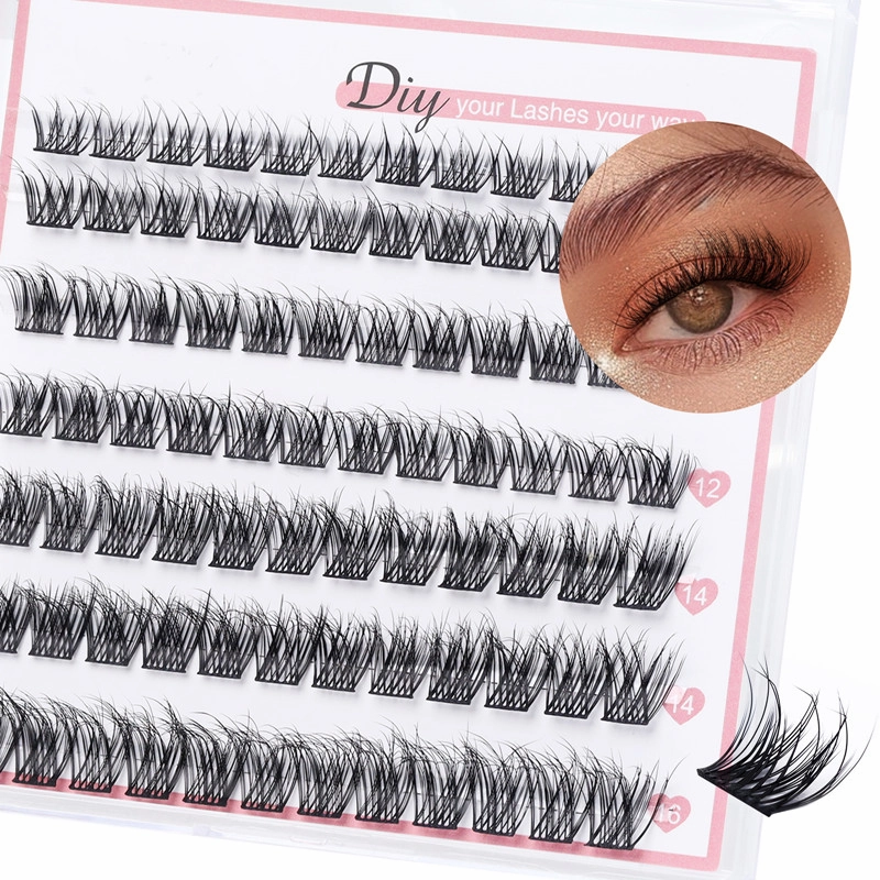 Uncover The Charm of Fluffy Cluster Lashes