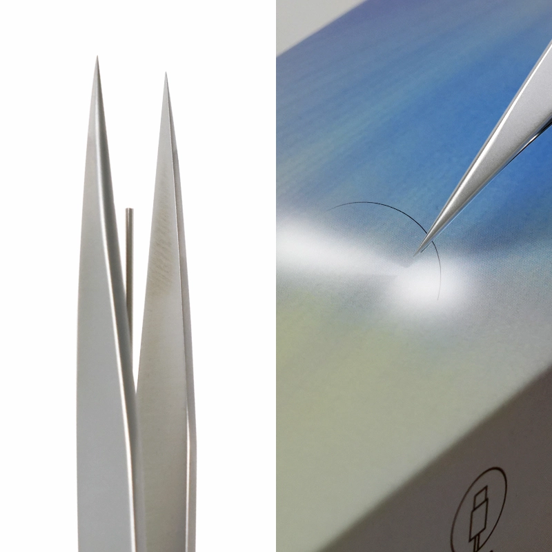 Professional LED Light Tweezers with Built-in Illumination rechargeable tweezers XJ174