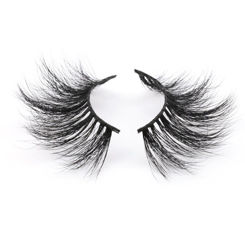 2020 New Styles 25mm 3D Real Siberian Mink Fur Eyelashes Factory in USA/UK PL714 ZX101